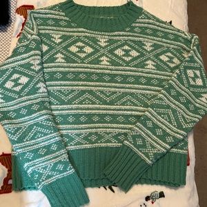 American Eagle Christmas inspired sweater